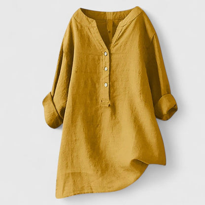 Isabelle | Elegante Bluse mit Knopfleiste